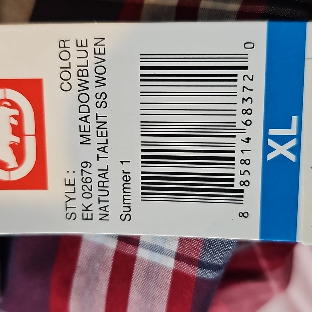 ECKO Unlimited Plaid Men's Short Sleeved Shirt - Picture 6 of 6